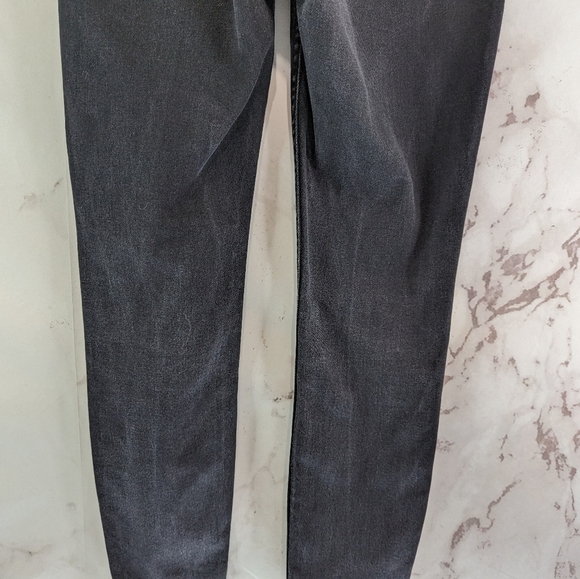 Everlane Jeans Women 29 Washed Black Gray Charcoal High Rise Skinny Regular - Picture 7 of 11